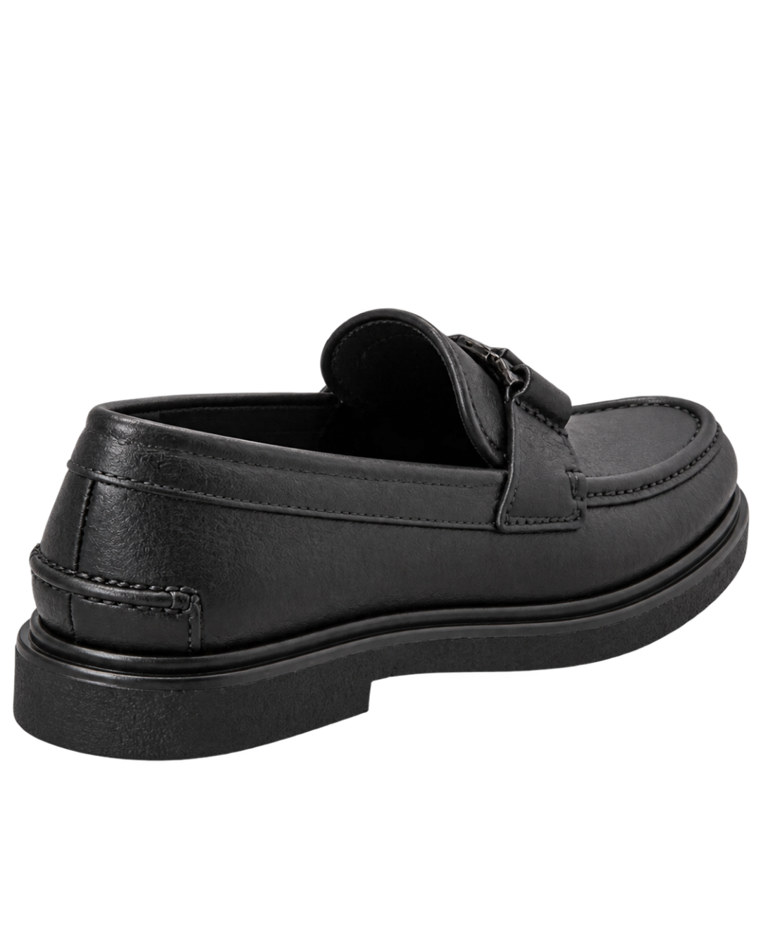 FERRAGAMO Grimes Pebble Calf Leather Loafers