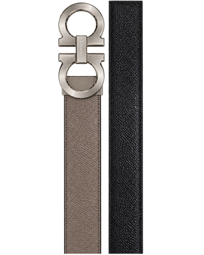 Ferragamo Reversible and Adjustable Gancini Belt