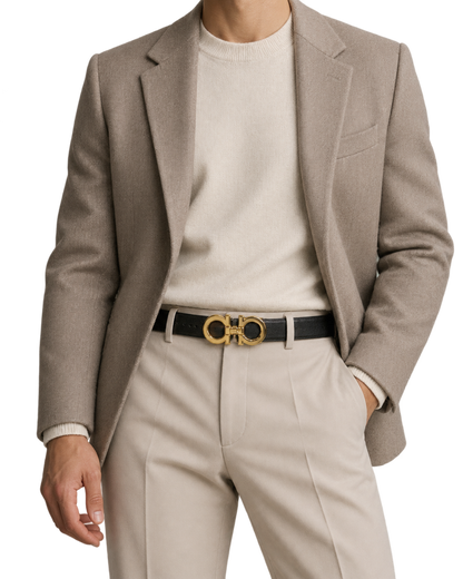 Ferragamo Reversible and Adjustable Gancini Belt