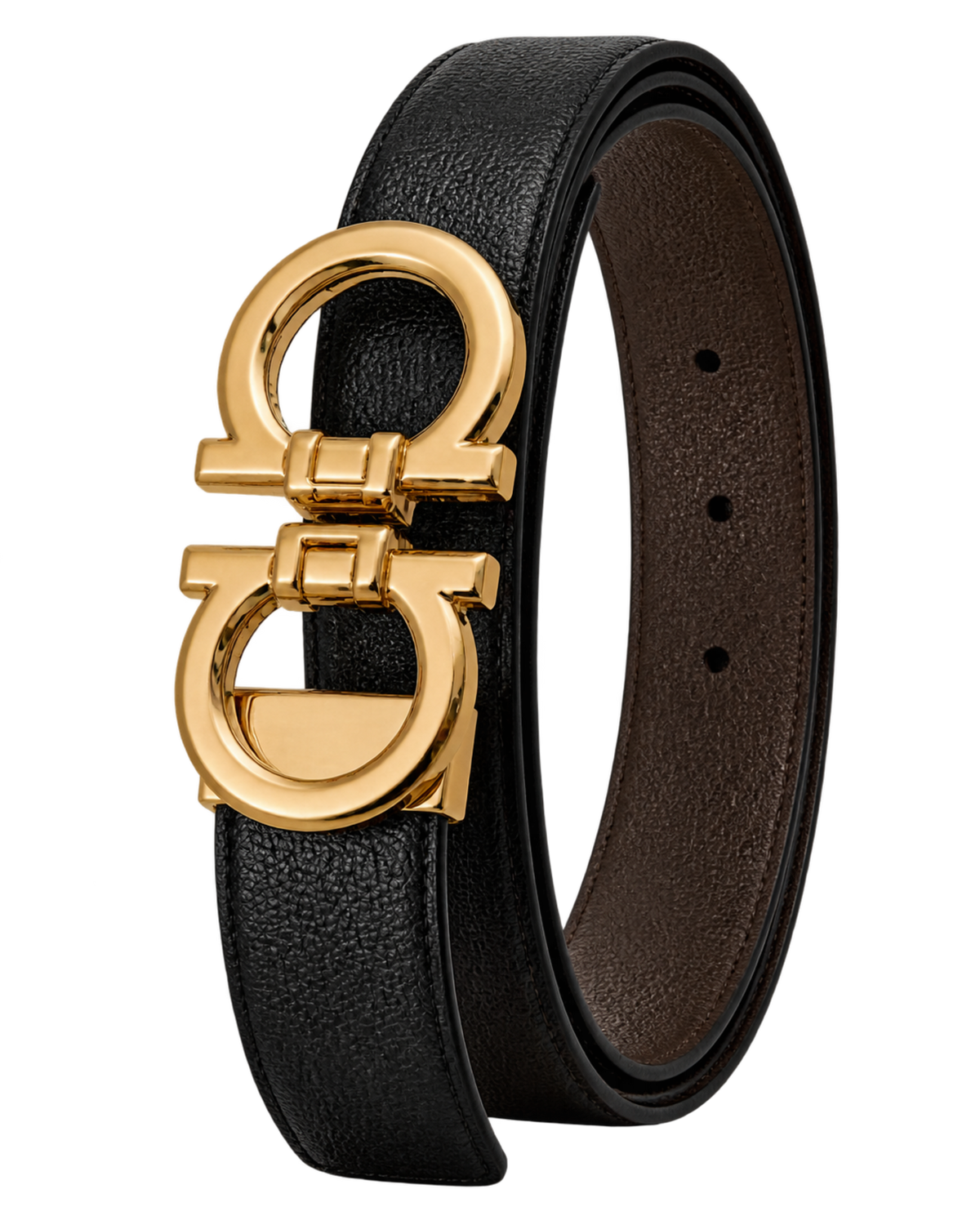 Ferragamo Reversible and Adjustable Gancini Belt