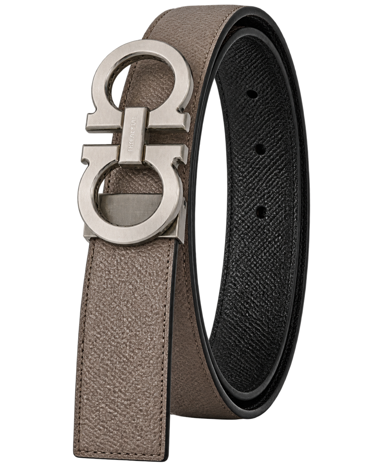 Ferragamo Reversible and Adjustable Gancini Belt
