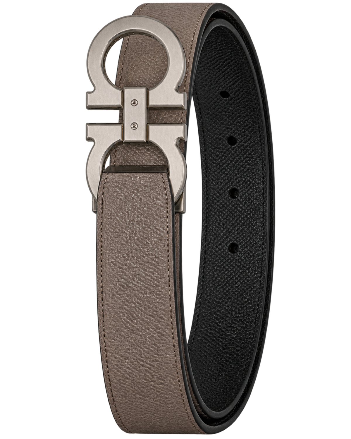 Ferragamo Reversible and Adjustable Gancini Belt