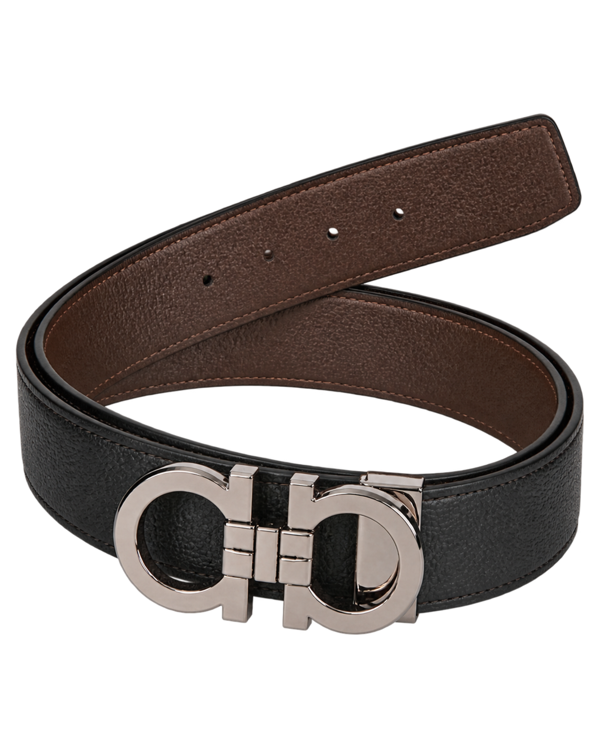 Ferragamo Reversible and Adjustable Gancini Belt