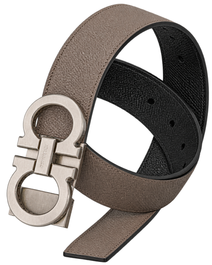 Ferragamo Reversible and Adjustable Gancini Belt