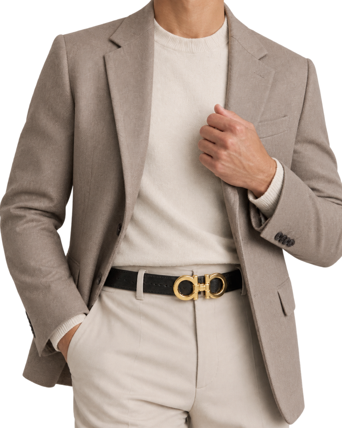 Ferragamo Reversible and Adjustable Gancini Belt