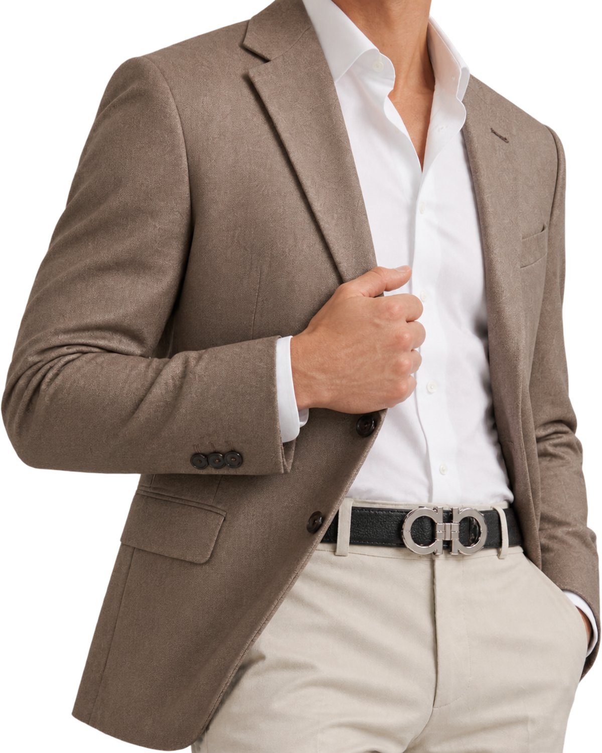 Ferragamo Reversible and Adjustable Gancini Belt
