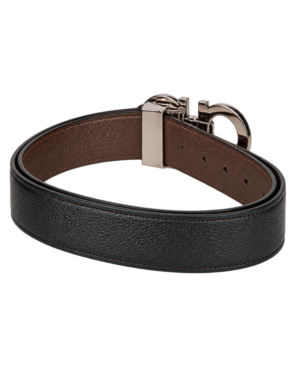 Ferragamo Reversible and Adjustable Gancini Belt