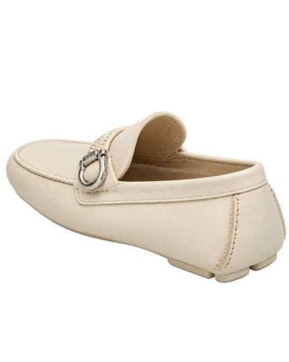 Ferragamo Woven-Strap Gancini-Ornament Loafers