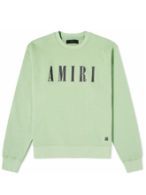 Amiri Core Logo Sweatshirt in Mineral Green
