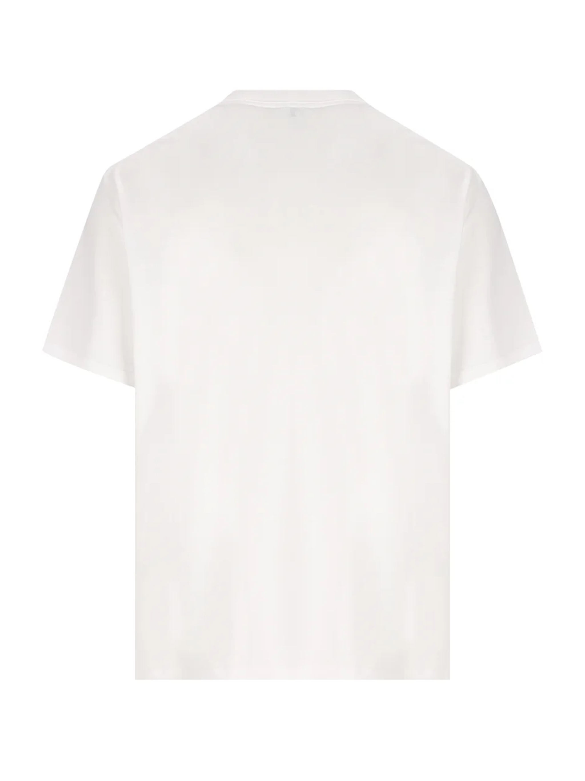 Loewe Logo Embroidered Pocket T-Shirt in White
