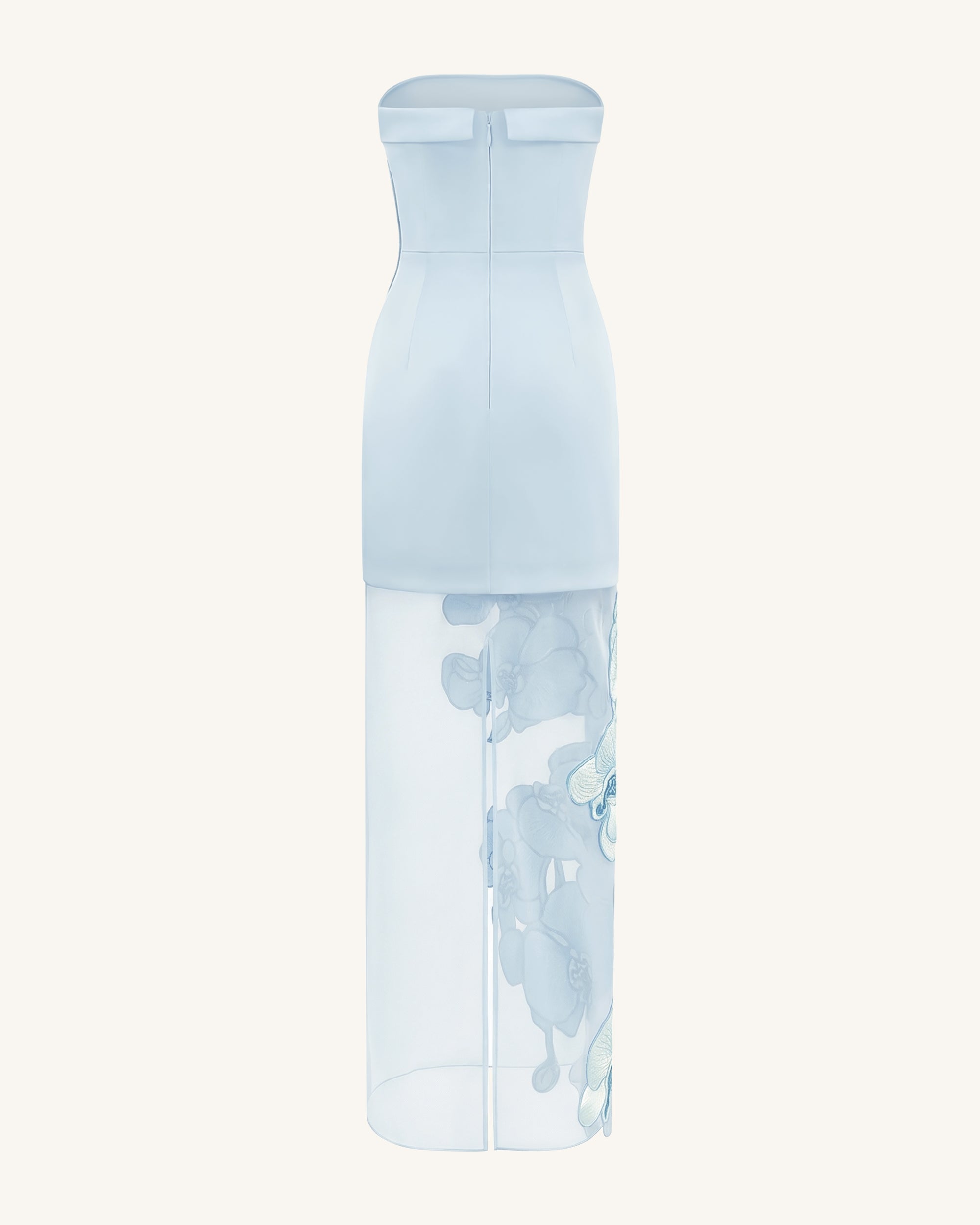 Orchid Embroidered Dress - Yellow