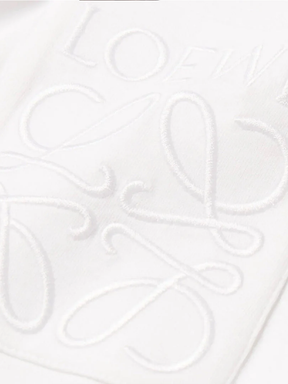 Loewe Tonal Pocket Relaxed Fit White T-Shirt