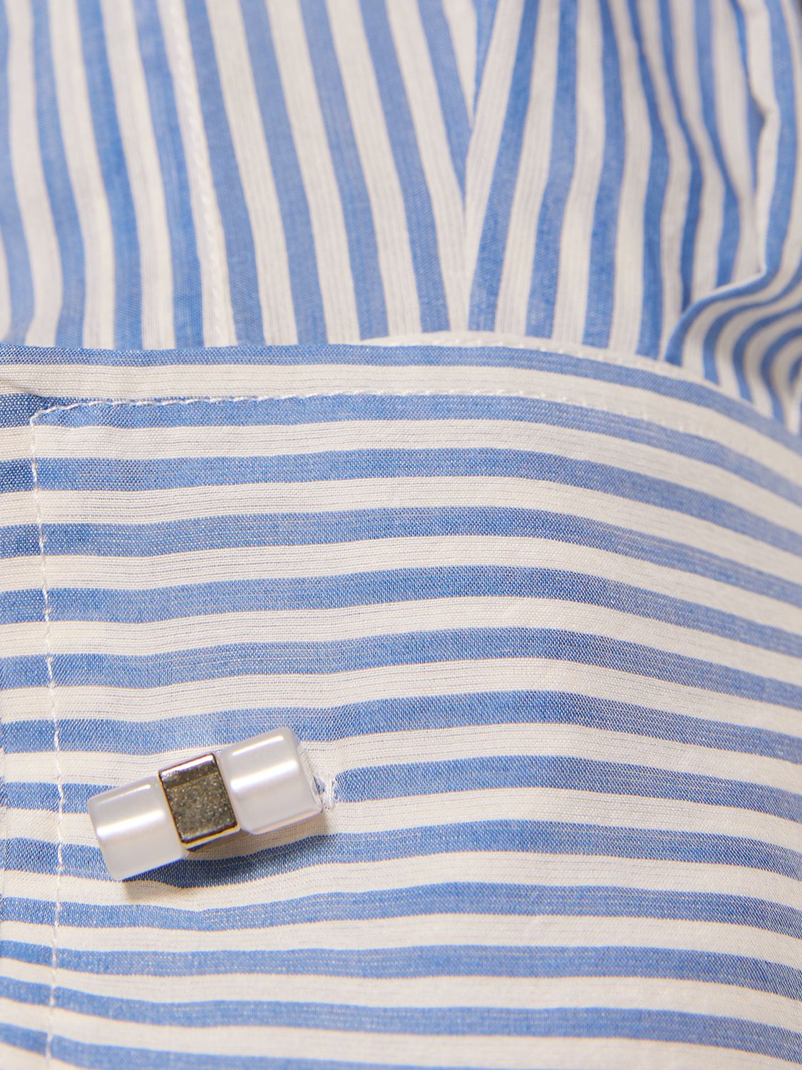 Max Mara Max Mara Vertigo striped cotton & silk shirt - Size: S T-Shirts | Shop From The Mirage