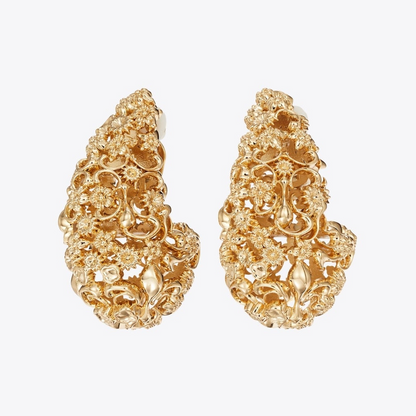 Filigree Pierced Earrings