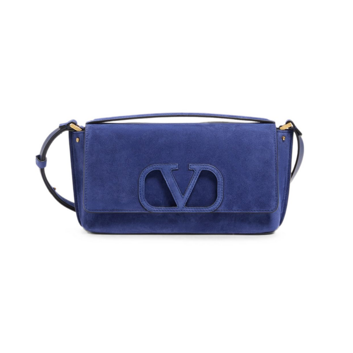 Fill Me suede shoulder bag