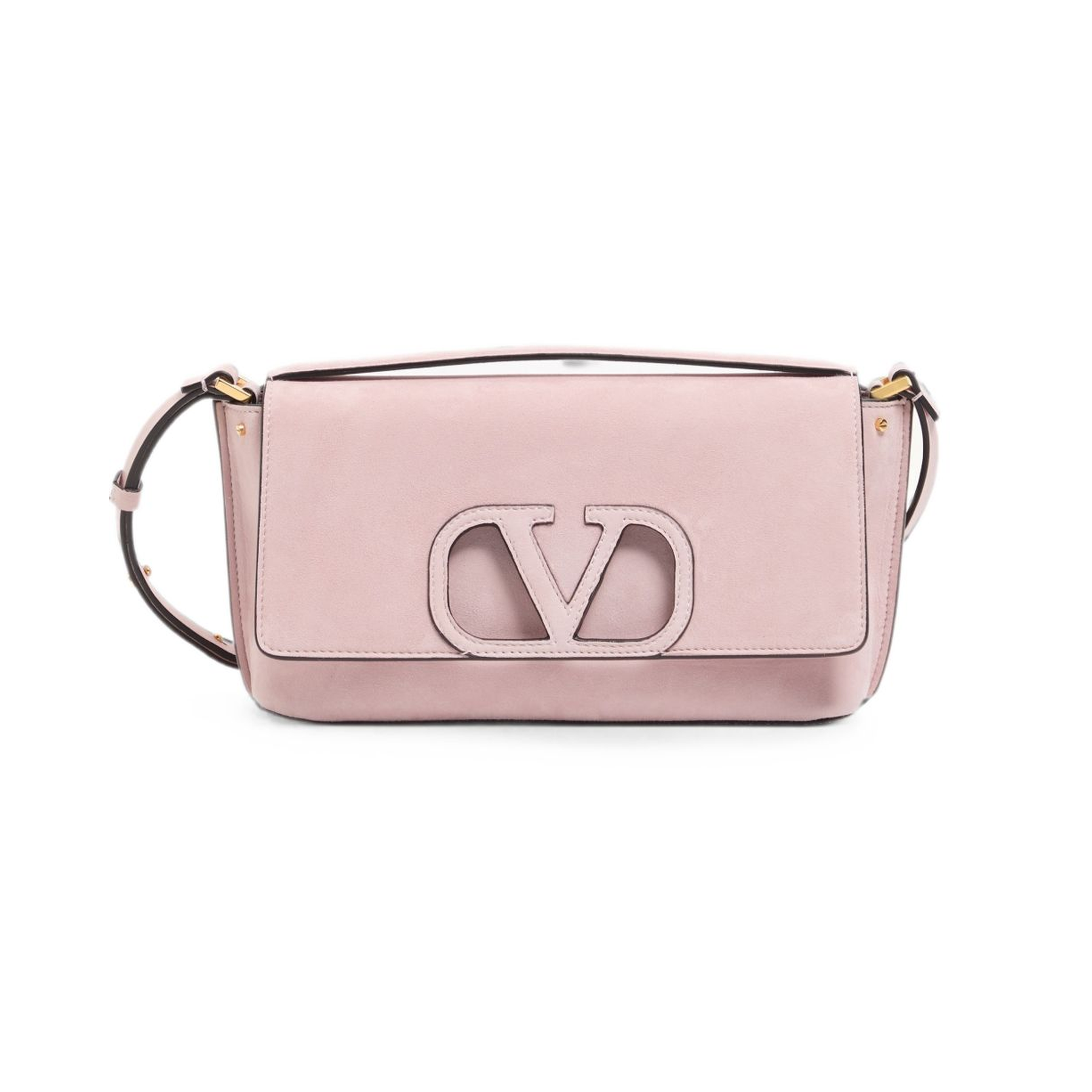 Fill Me suede shoulder bag
