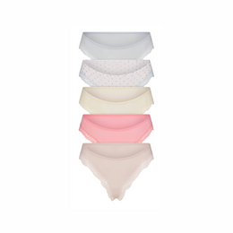 Fits Everybody Lace Cheeky Tanga 5-pack