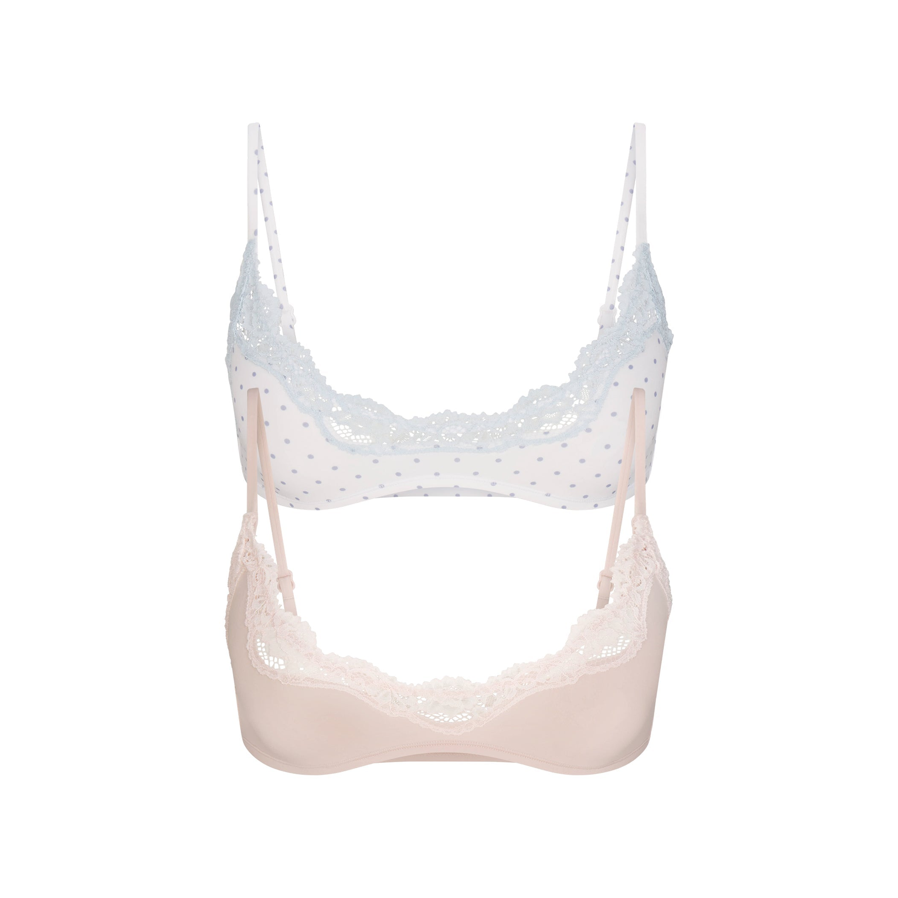 Fits Everybody Lace Scoop Bralette 2-pack