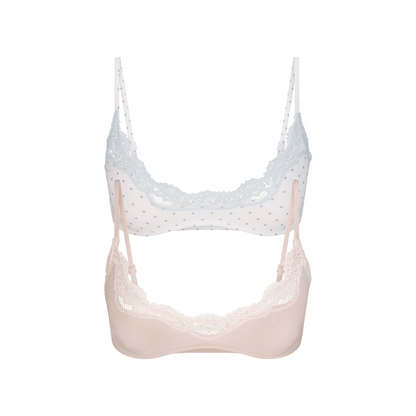Fits Everybody Lace Scoop Bralette 2-pack