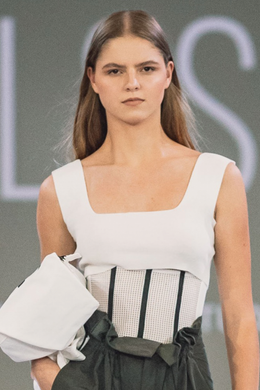 MESH OUTLINE CORSET BELT