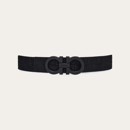 Fixed reversible Gancini belt