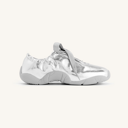 Flavia Ballerina Sneakers - Silver