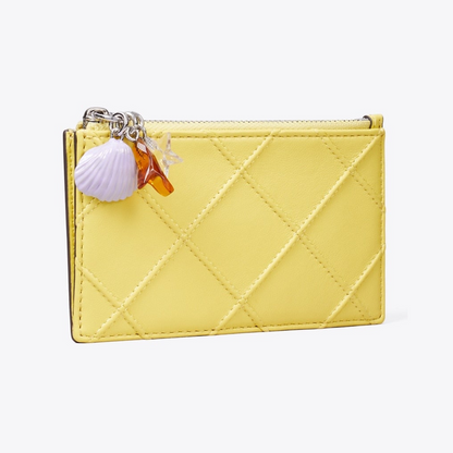 Fleming Charm Zip Card Case
