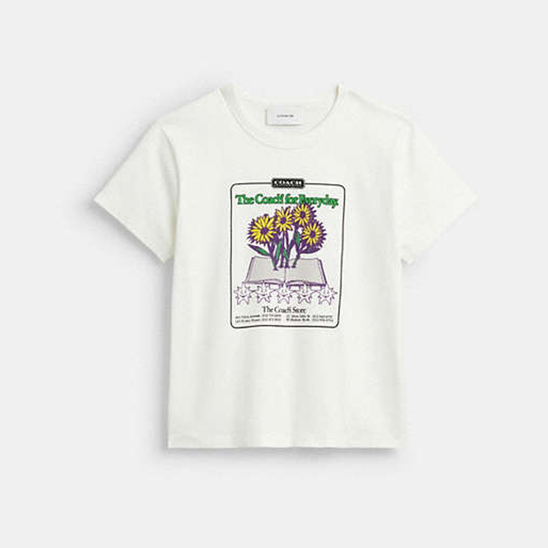 Floral Collage T-Shirt In Organic Cotton