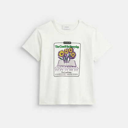 Floral Collage T-Shirt In Organic Cotton