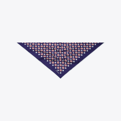 Floral Logo Triangle Scarf