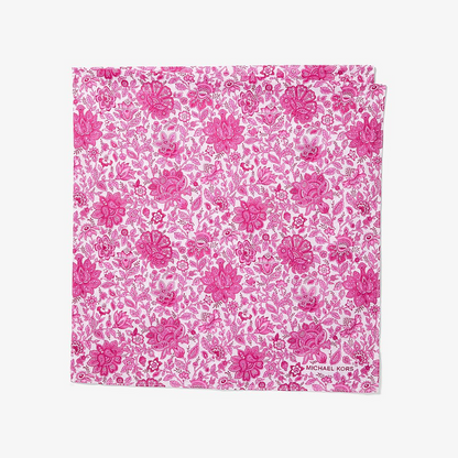 Floral Print Cotton Scarf