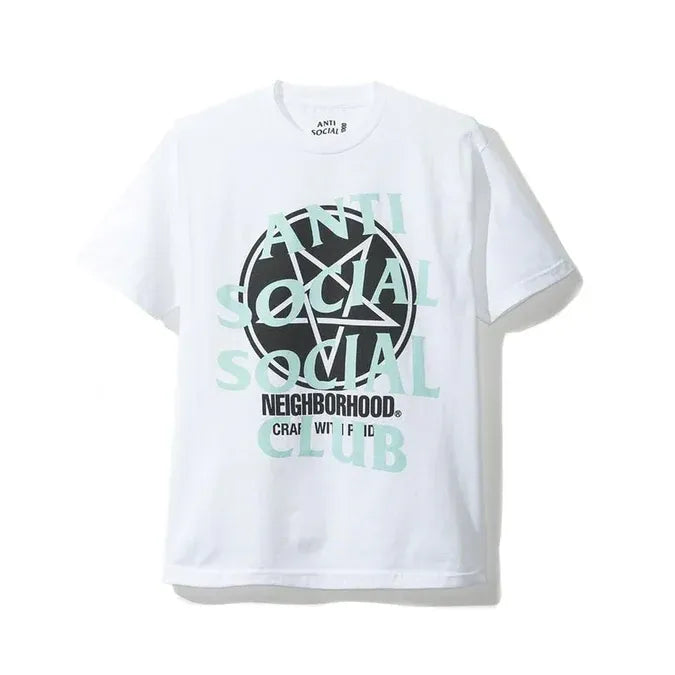 Anti Social Social Club x Neighborhood Filth Fury T-Shirt 'White'
