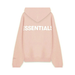 FOG Essentials SS19 3M Reflective Hoodie Blush