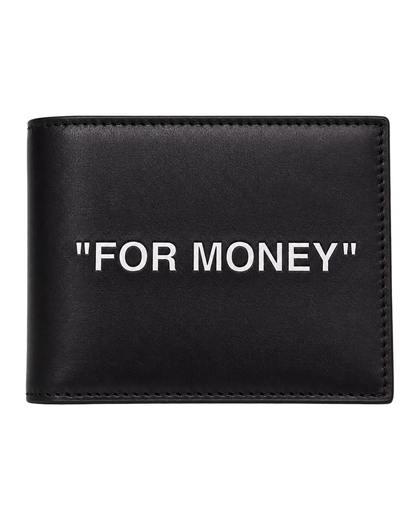 "For Money" bi-fold wallet
