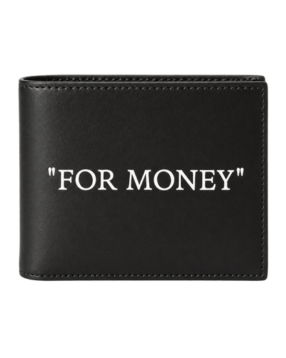 "For Money" bi-fold wallet