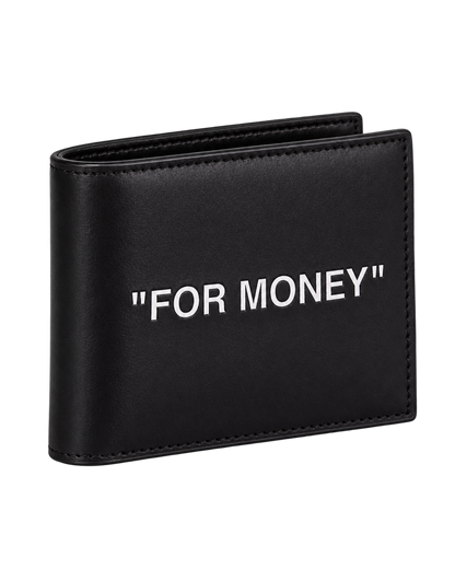 "For Money" bi-fold wallet