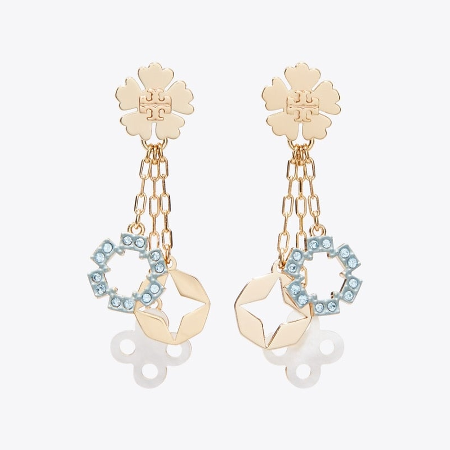 Forget Me Not Chain Earring