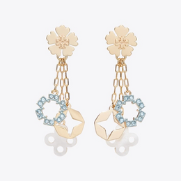 Forget Me Not Chain Earring