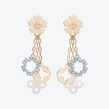 Forget Me Not Chain Earring