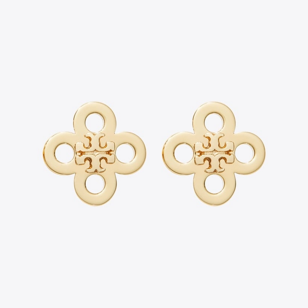 Forget Me Not Clover Stud Earring