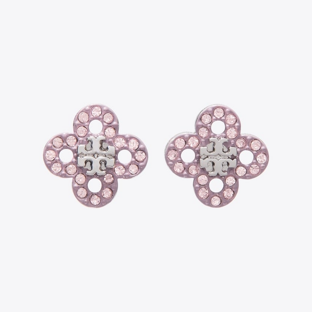 Forget Me Not Clover Stud Earrings