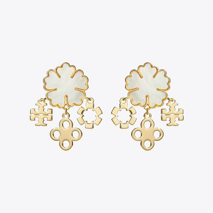 Forget Me Not Cluster Earrings