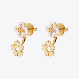 Forget Me Not Front Back Earrings
