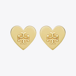 Forget Me Not Heart Stud Earrings