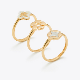Forget Me Not Stacking Ring Set