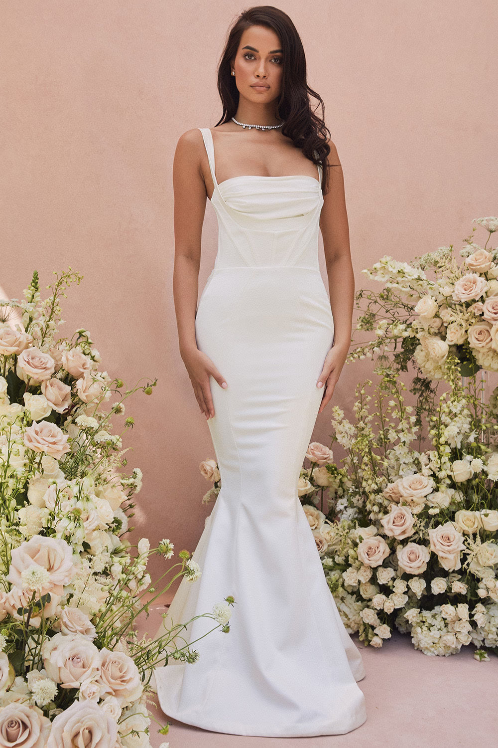 Francoise ivory balconette corset bridal gown - limited edition