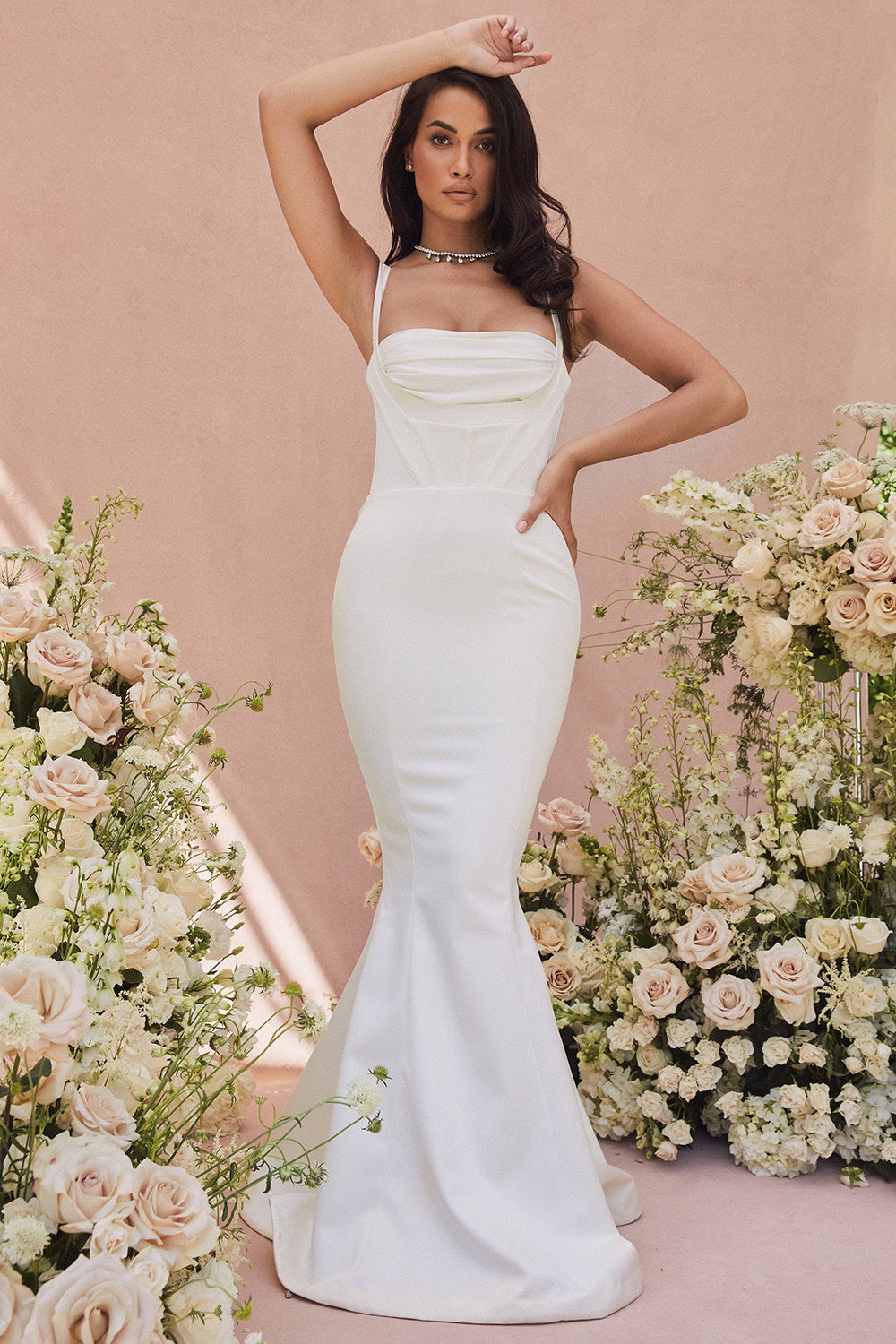 Francoise ivory balconette corset bridal gown - limited edition