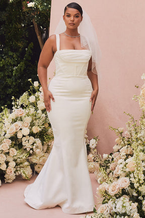 Francoise ivory balconette corset bridal gown - limited edition