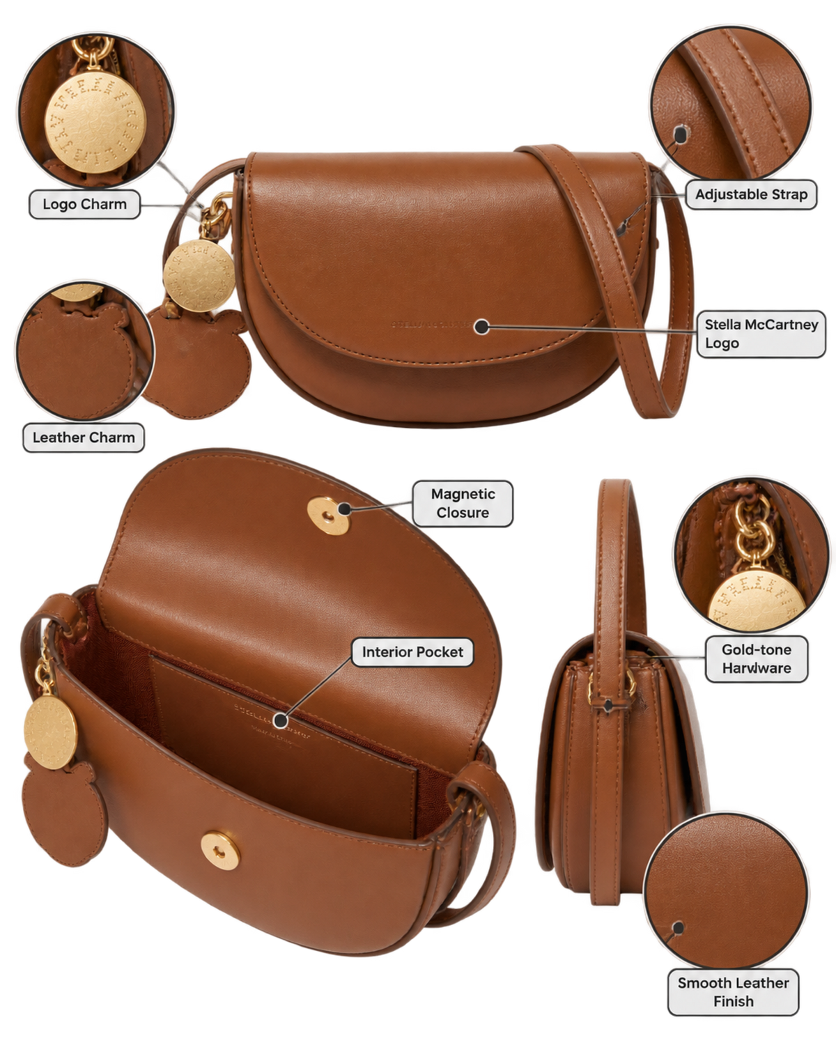 Frayme Whipstitch Shoulder Bag