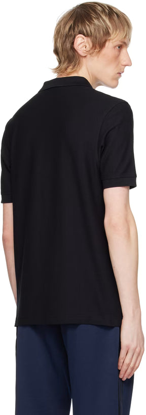 Black & Blue Striped Polo